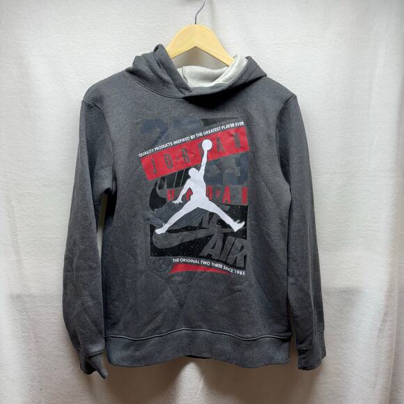 Jordan Gray Sweatshirt Hoodie - Youth XL - New with Tags - Picture 2 of 5